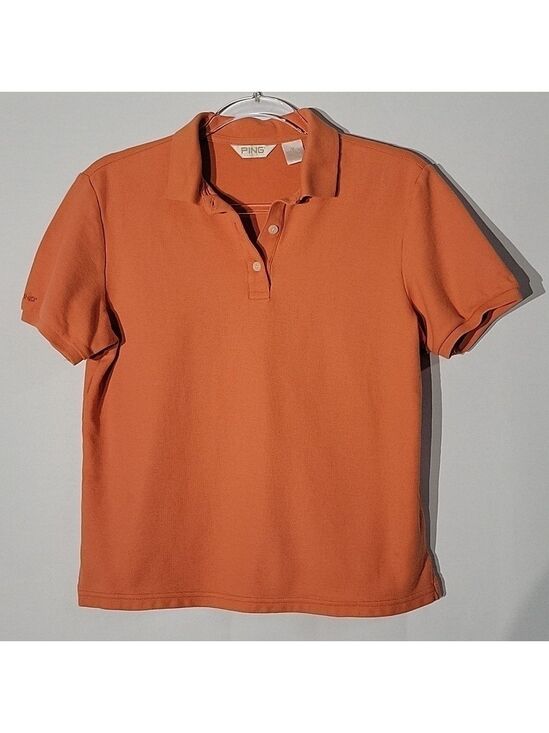 Ping Other - Ping Collection, Youth Golf Polo, Orange, Size Medium